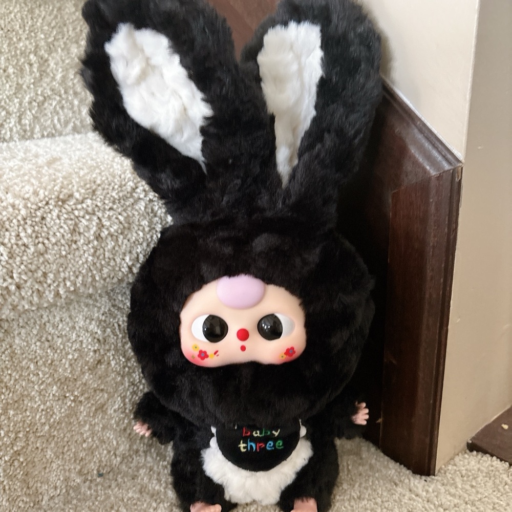 Charming Black & White Stuffed Penguin Toy | with Card | Kawaii Collectible